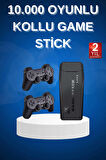 Çift Kollu 2.4g kablosuz Retro 4k Game stick 3500 oyun atari HD Görüntü Kalitesi