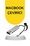 Macbook Pro/air Uyumlu USB Type-C 8 In 1 Hub Dönüştürücü Çevirici Çoklayıcı USB Hdmı Micro Sd 8 Girişli