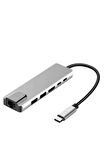 Macbook Pro/air Uyumlu USB Type-C 8 In 1 Hub Dönüştürücü Çevirici Çoklayıcı USB Hdmı Micro Sd 8 Girişli