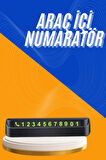 Tüm Araçlara Uyumlu Araç Içi Park Numaratör Oto Araç Numaratör
