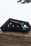İnterkom Intercom Kask Kulaklık Bt22 Bluetooth Motosiklet Kulaklık 5.0 Bluetooth