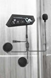 İnterkom Intercom Kask Kulaklık Bt22 Bluetooth Motosiklet Kulaklık 5.0 Bluetooth