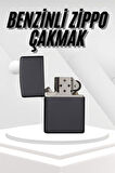 Hediyelik Zarif Model Siyah Benzinli Çakmak