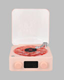 Retro Saatli Bluetooth Hoparlör – Gece Lambalı Kristal Ses Kalitesi