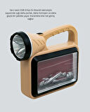 Güneş Enerjili Alev Efektli Lamba – COB Teknolojili, Dış Mekan Aydınlatma