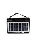 KTF-1428 Solar Enerjiyle Şarj Olabilen Bluetooth Nostalji Hoparlör – Taşınabilir, Güçlü Ses, MP3 Okuyucu