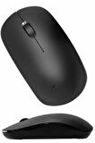 Kablosuz Bağlantı Yüksek Hassasiyetli Kablosuz Wireless Siyah Mouse