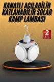 5 Kanatlı Bahçe Aydınlatma Led Askılı Solar Güneş Enerji Usb Sarjlı