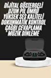 Kablosuz Dijital Göstergeli Çağrı Cevaplayabilen TWS 5.0 Bluetooth Kulaklık