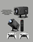 Taşınabilir Full HD Projektör - 1 GB RAM, 8 GB Hafıza