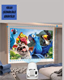 Kablosuz 4K Projeksiyon – Wi‑Fi 6 & Bluetooth 5.0 ile Oyun ve Uygulama Merkezli