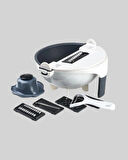 5 Fonksiyonlu Döner Süzgeçli Rende ve Dilimleyici Aparat