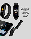 Akıllı Bileklik – Kalp Atış, Uyku ve Adım Takibi, IP67 Su Geçirmez