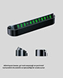 Çevirmeli Araç İçi Park Numaratörü – Alüminyum Gri, Kolay Montaj ve Net Görünüm