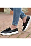 CH002 CBT Loafer Pelle Erkek Ayakkabı SIYAH