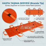HASTA TAŞIMA SEDYESİ - 160 KG (Branda Tip)