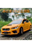 1.32 Subaru Wrx Işıklı Kapıları Açılabilen Oyuncak Araba