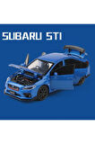 1.32 Subaru Wrx Işıklı Kapıları Açılabilen Oyuncak Araba