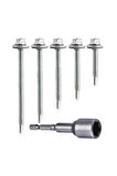 Trapez Çatı Vidası (6,3X38MM - 100'LÜ PAKET) M10 Vida Sıkma Ucu (1 ADET)