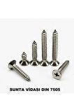 Ağaç Ve Sunta Vidası 4,0X40 Mm Yhb Sunta Vidası 4x40 Mm 100 Adet