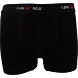 Kennpaul 2 Adet Siyah Renk Likralı Boxer