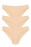 12 Adet Ten Rengi Bikini Külot