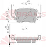 Braxıs Aa0621 Fren Balatası Arka Sharan 10> Caddy IV 15> A1 10> Q3 11> Alhambra 10> Leon 12> Octavıa III 13>
