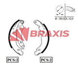 Braxıs Ac0012 Arka Fren Balatası Pabuc P306 Sedan Hb Xsara 1.4 1.6 1.8 1.8D 1.9D 1.5 Dızel (97 00)
