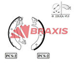 Braxıs Ac0046 Arka Fren Balatası Pabuc Mondeo I II 1.6 2.0 93>01