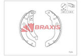 Braxıs Ac0111 Arka Fren Balatası Pabuc P207 C3 III Ds3 1.4 1.4 16V 1.4Hdı 02 06> (228×40)