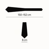 Brianze 8 Cm Sarı Beyaz Lacivert Motif Desenli Kravat Mendil Set