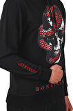Kapüşonlu Sweat "RED $NAKE"