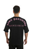 Yuvarlak Yaka Oversize T-shirt "KAYIP CENNET"