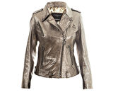 Deri Ceket Biker METAL BONES