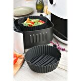 Wowo AirFry Silikon Pişirme Kalıbı 16cm