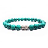 Turkuaz Doğal Taş Erkek Bileklik