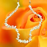 Makrome Örme Kadın Sedef Doğal Taş Kolye