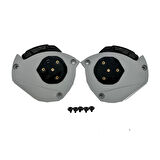 ADVANT 2 KASK YAN KAPAK SET MAT GRİ