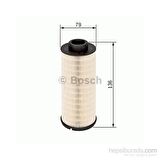 Bosch - Yakıt Filtresi Audı A3 Vw Caddy Iıı Passat 1,6 Tdı 2,0 Tdı 2008> 0986Tf0173 İle Aynı - Bsc 1 457 070 008