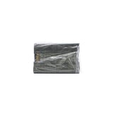 GRİ 2 BOY OVAL BAMBU KENAR ORGANİZER SEPET AHŞAP ALTLIK - BEZLİ 21X14-25X16CM (5468)