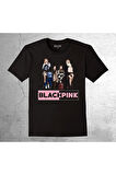 Black Pink Güney Kore K-pop Tişört Çocuk T-shirt