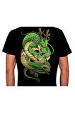 Ejderha Green Ejder Canavar Monster Tişört Unisex T-shirt