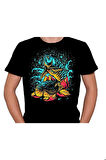 Fish Balık Retro Koi Balığı Tişört Unisex T-shirt
