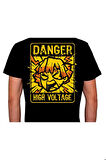Danger High Voltage Tehlike Voltaj Tişört Unisex T-shirt