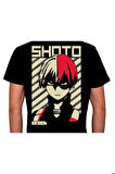 Shoto Todoroki Anime Naruto Tişört Unisex T-shirt