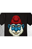 Şirinler Şirin Baba Red Beard Tişört Çocuk T-shirt