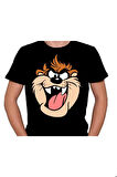 Taz Tazmania Tazmanya Canavarı Çizgi Film Tişört Unisex T-shirt