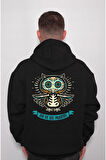 Baykuş Owl Dia De Los Muertos Sweatshirt Unisex Kapüşonlu Hoodie