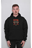 Pantera Skull Kuru Kafa Heavy Metal Sweatshirt Unisex Kapüşonlu Hoodie