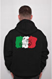 Vespa Motor Italian Flag İtalya Bayrağı Sweatshirt Unisex Kapüşonlu Hoodie